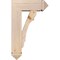 Ekena Millwork Olympic Arts and Crafts Smooth Bracket w/ Offset Brace, Douglas Fir, 7 1/2"W x 20"D x 32"H BKT0806X20X32OLY03SDF - alternate 3